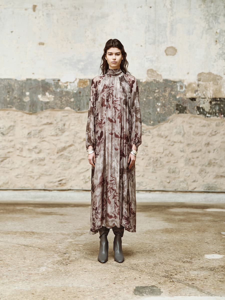 Tisse'e Viscose/Silk Dress