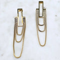 Drape Statement 18K Gold Earrings