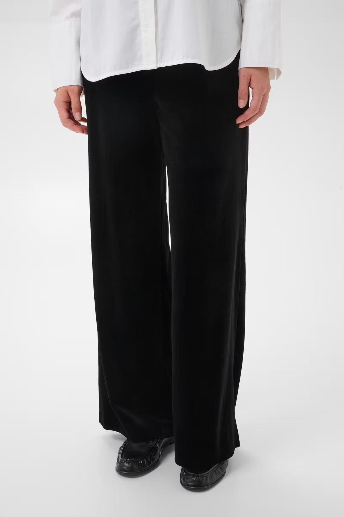 black velvet pants 