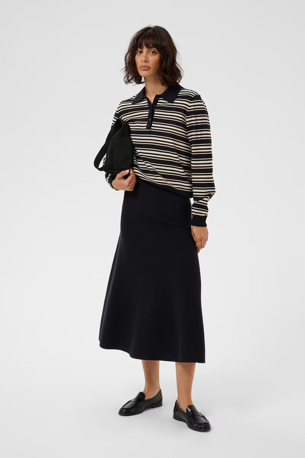 Vikesa Flared Knit Skirt