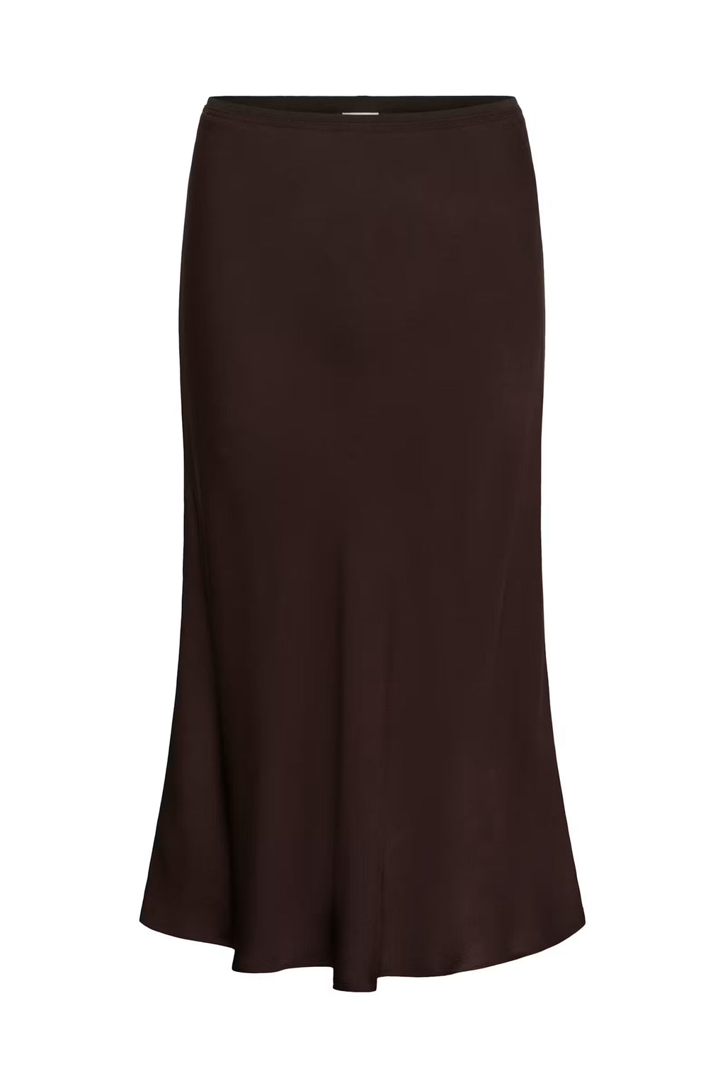 Candice Brown Silk Skirt