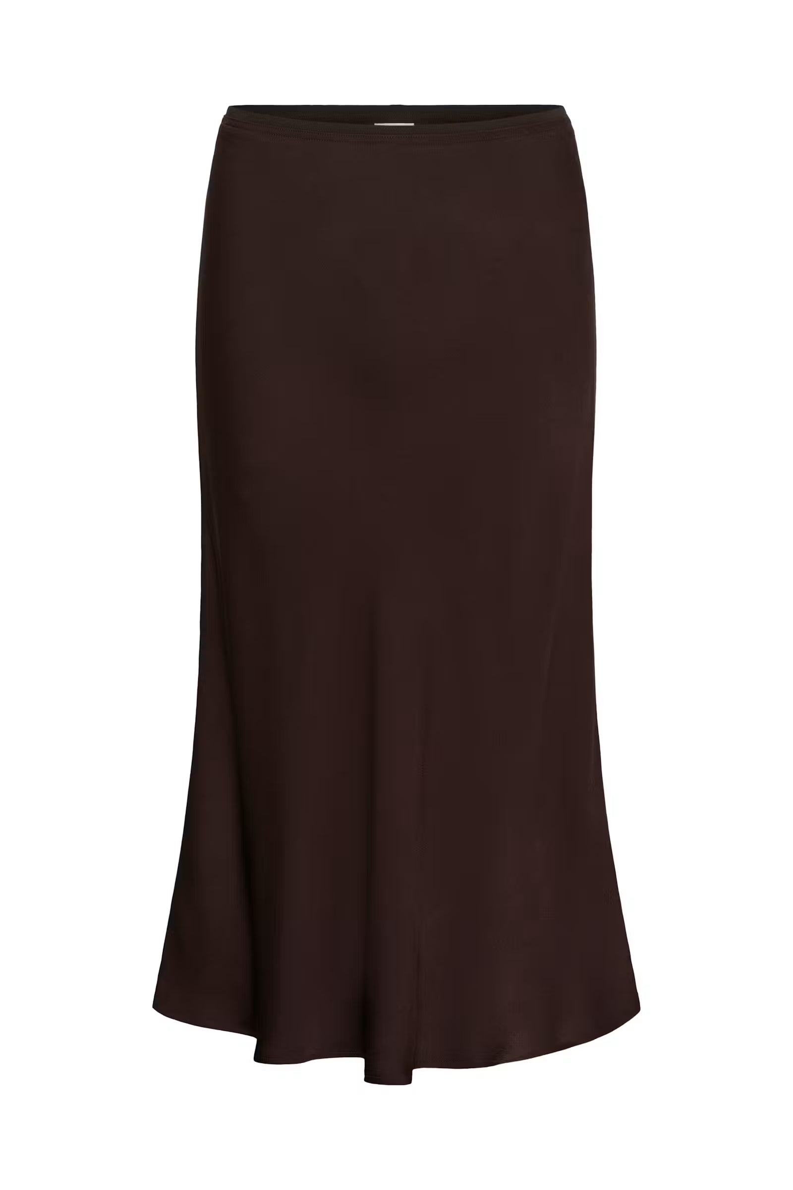 Candice Brown Silk Skirt