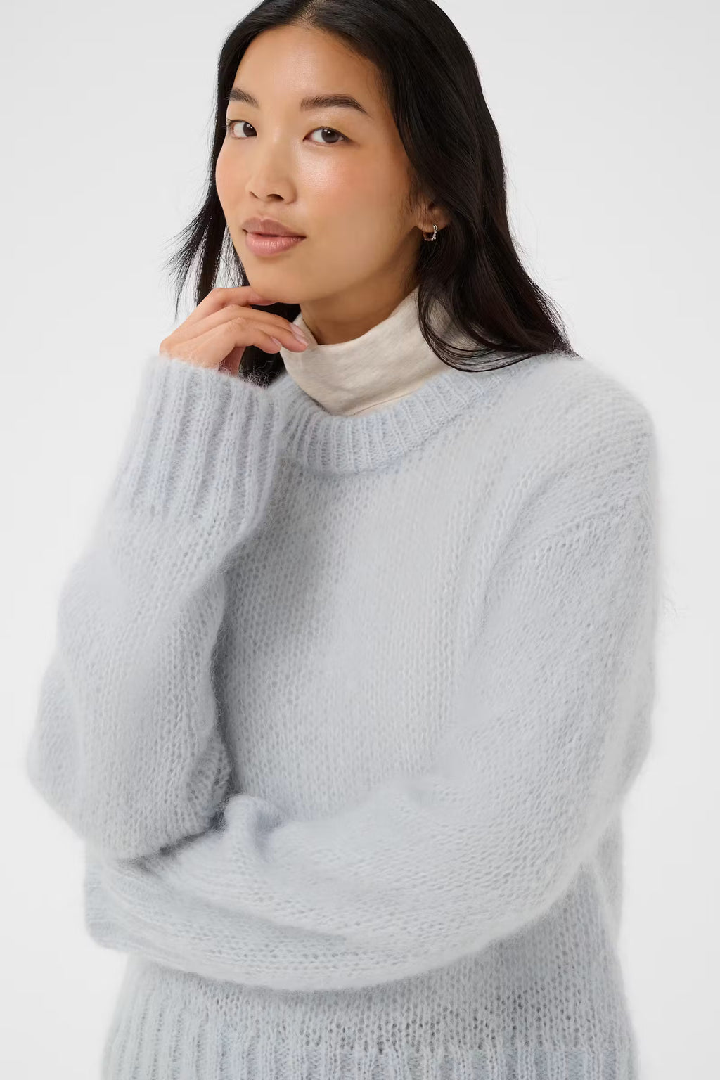 Sille Pullover Blue Gray