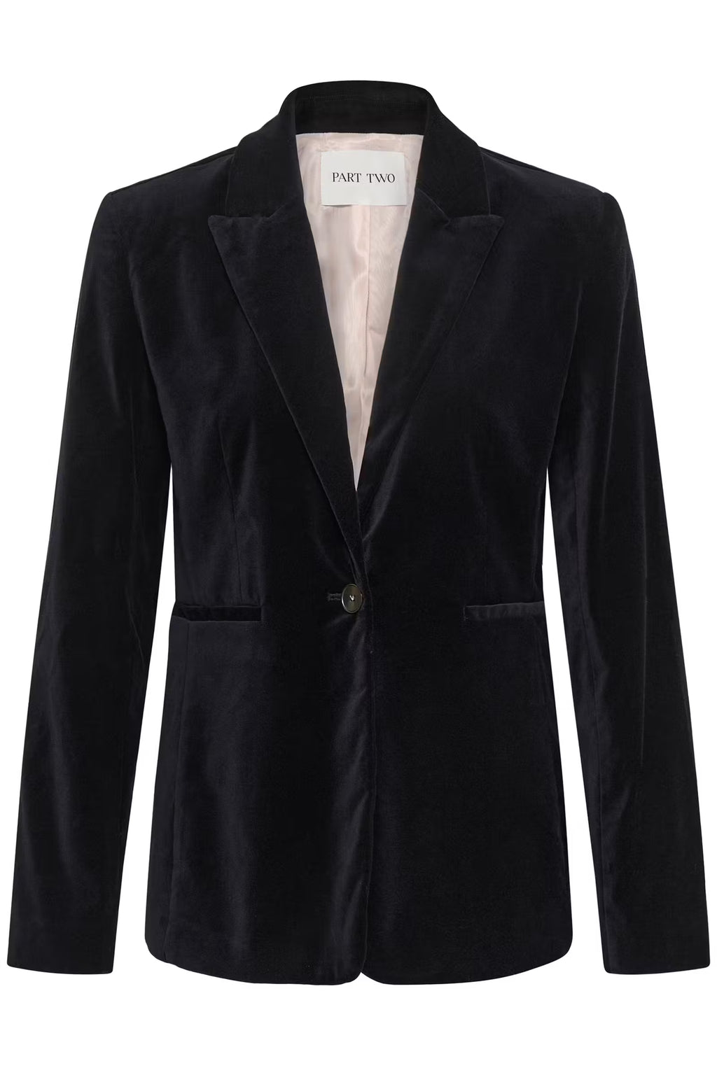 Dahlia Stretch Black Velvet Jacket