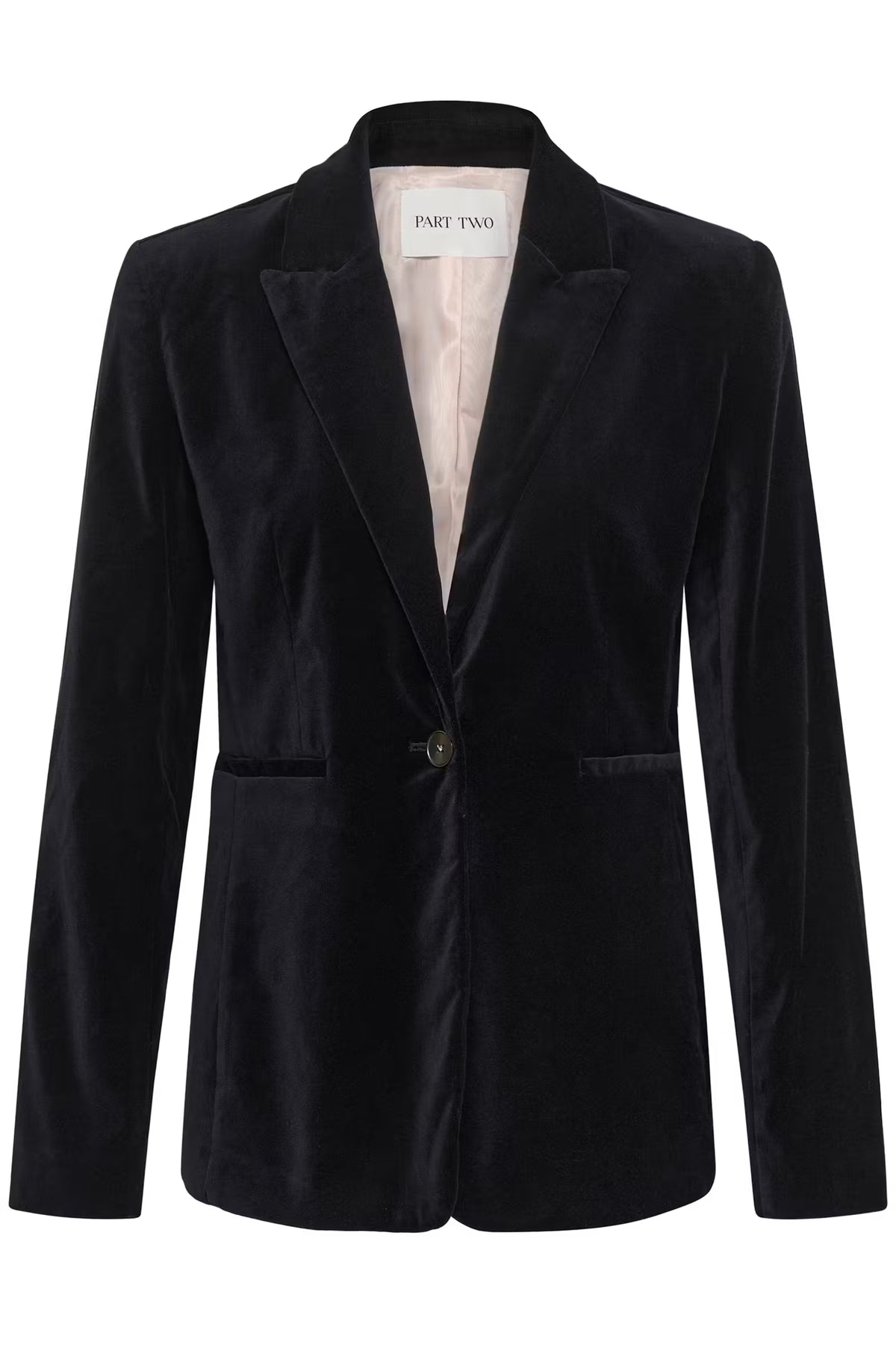 Dahlia Stretch Black Velvet Jacket
