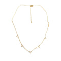 Triangle Links Dainty Necklace