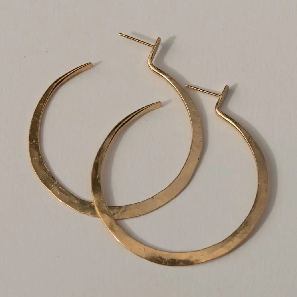 Lenga 14Gold Plated Hoops