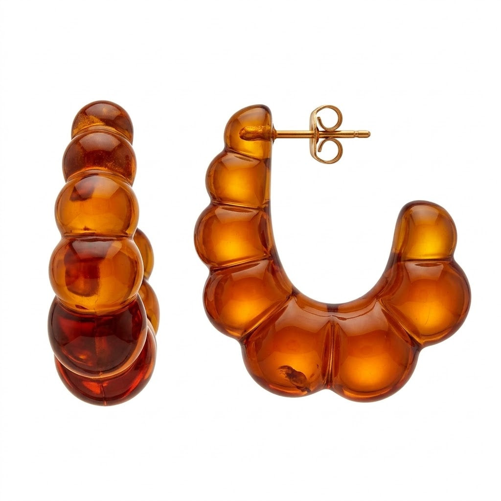 Lucas Jack Bubble Hoop Earrings