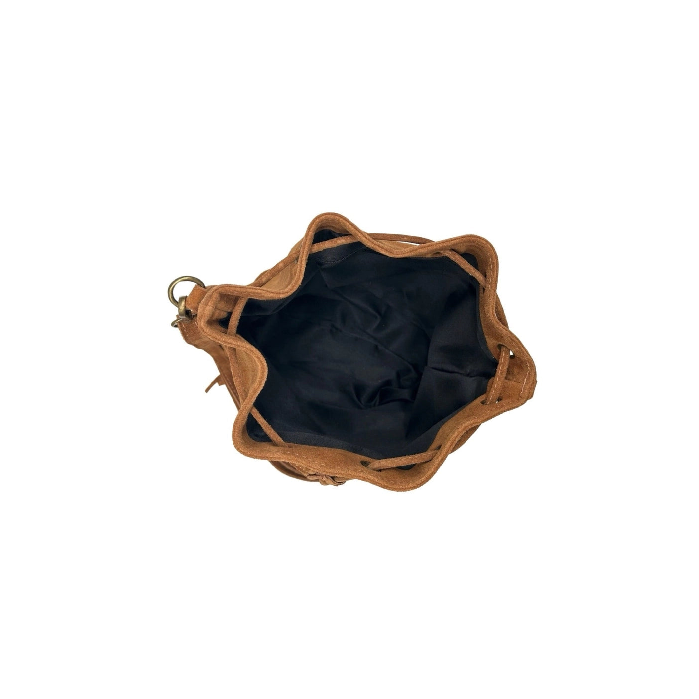 Aurelia Suede Bucket with Fringe