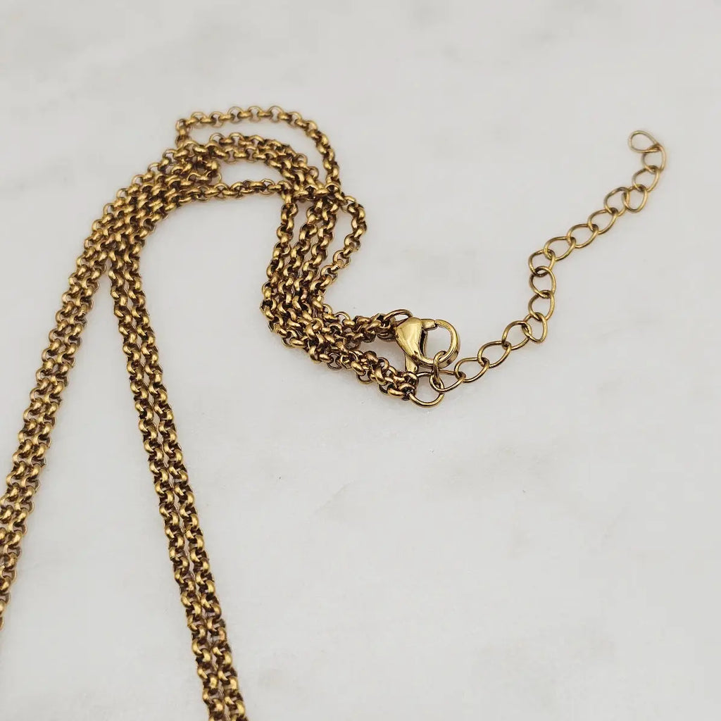 Two Tone Link 18K SS