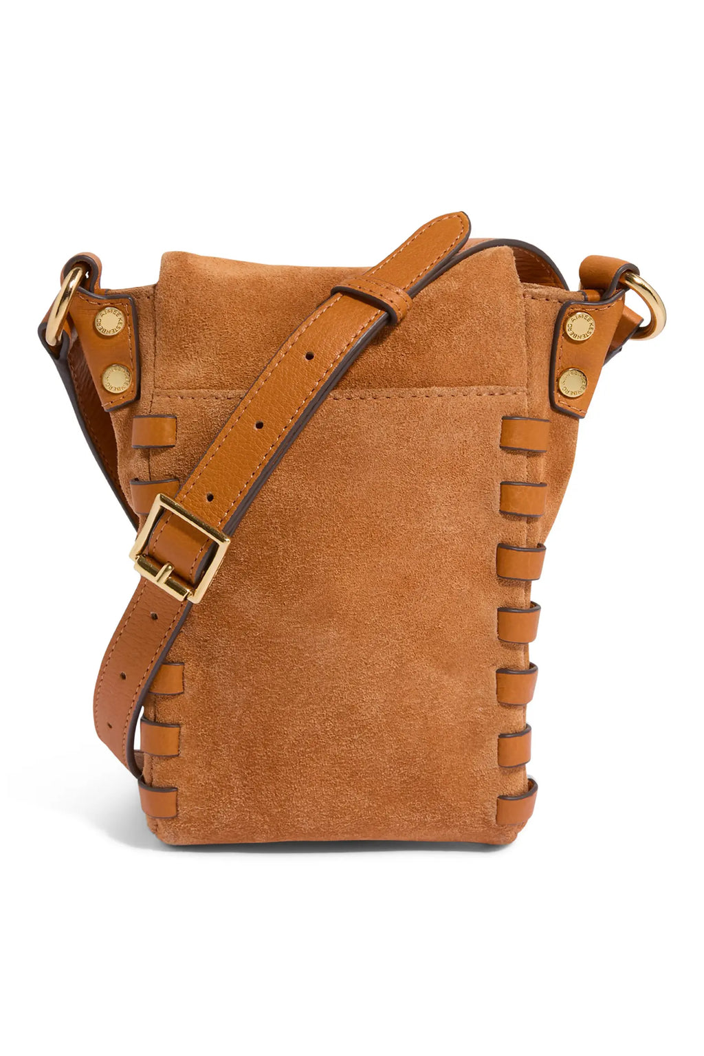 Zen Crossbody Phone Caramel Suede