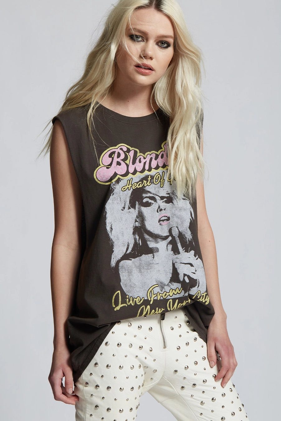 Blondie Muscle Tee Heart of Glass