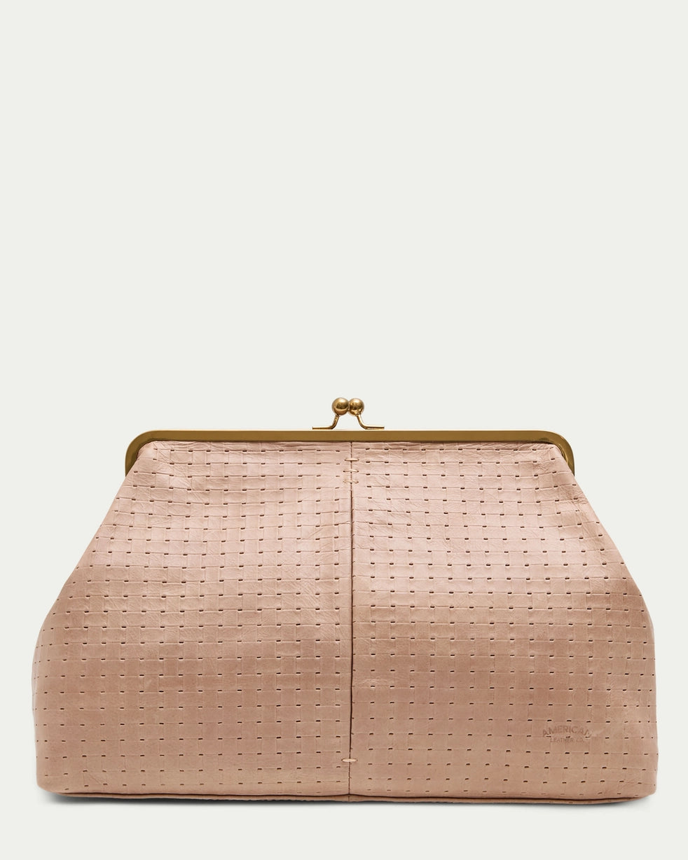 Oversized Leather Clutch - 3 colors