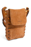 Zen Crossbody Phone Caramel Suede