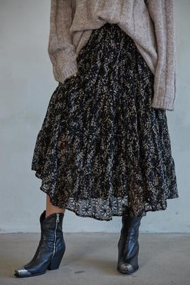 Armele Woven Lace Skirt