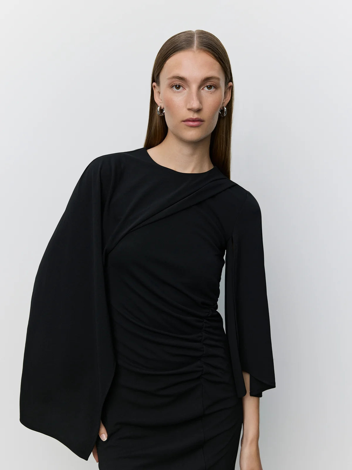 Cape Mini Dress