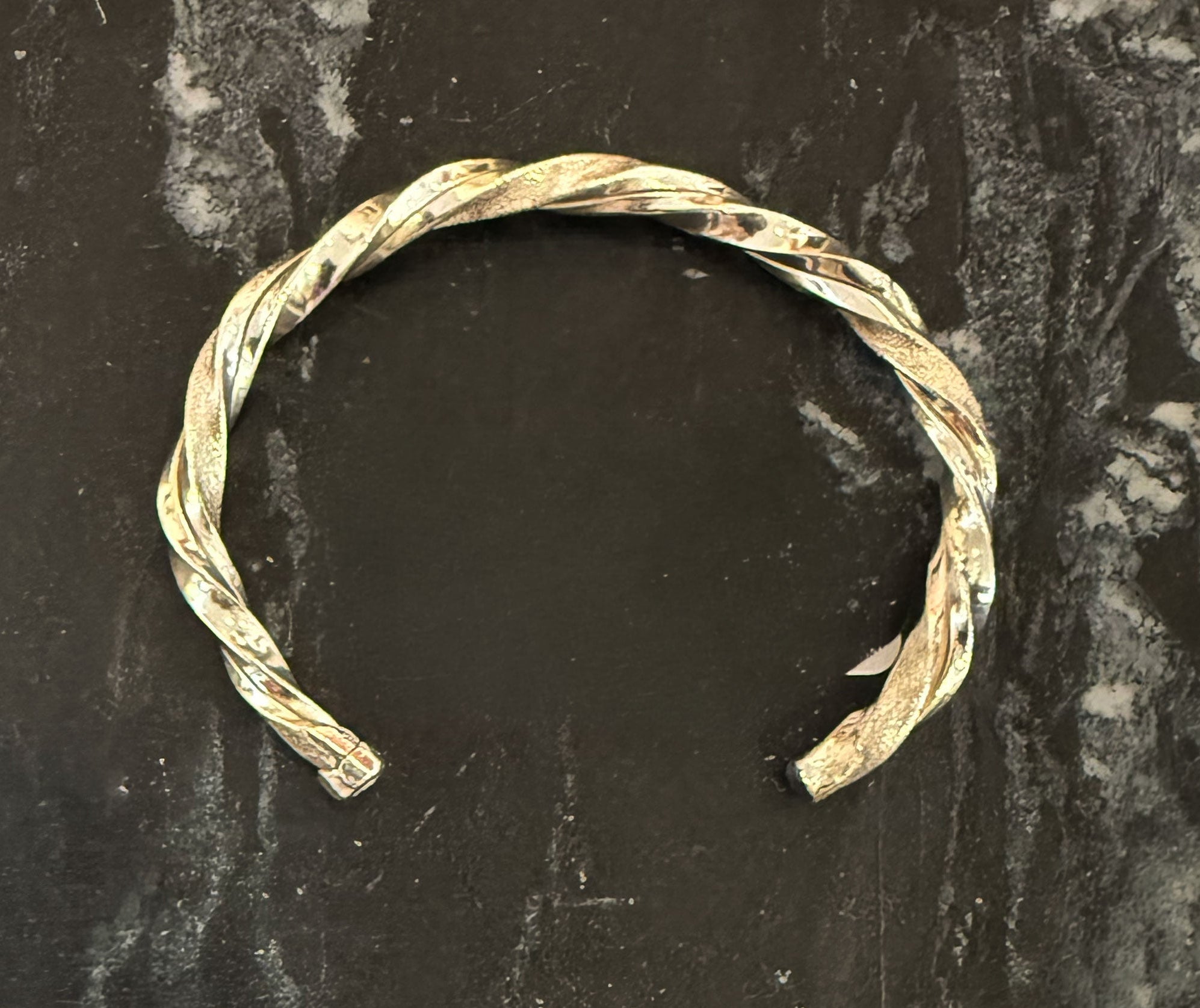 Matte and Frosted Twist Cuff