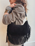 Demy Suede Fringe Bag
