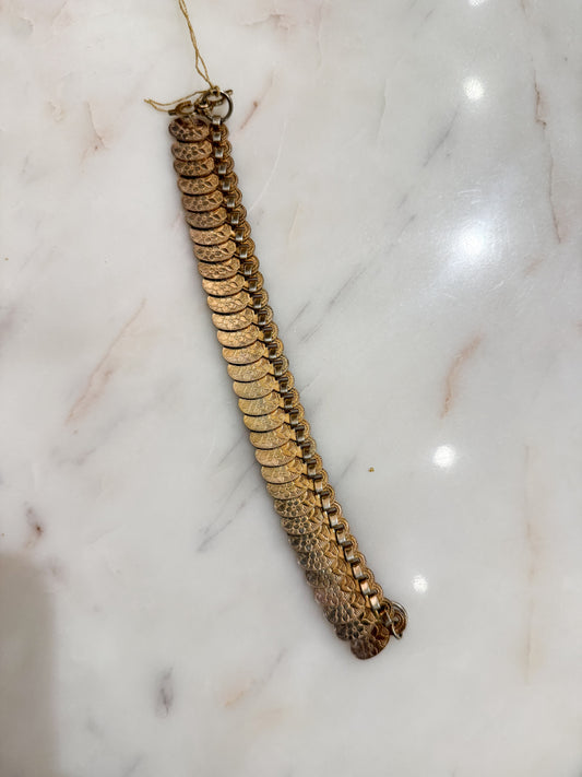 VBO Paris Drop | Vintage Early 1900s Coro Gold Colored Cleopatra Bracelet