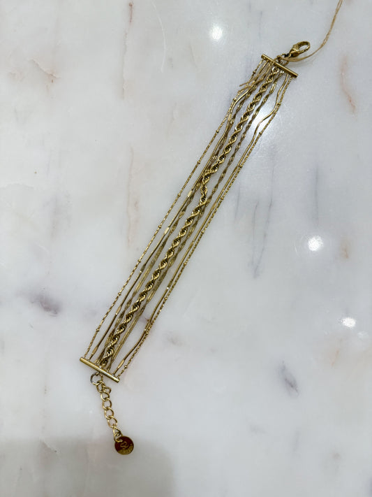 VBO Paris Drop | Vintage Multi Strand Bracelet
