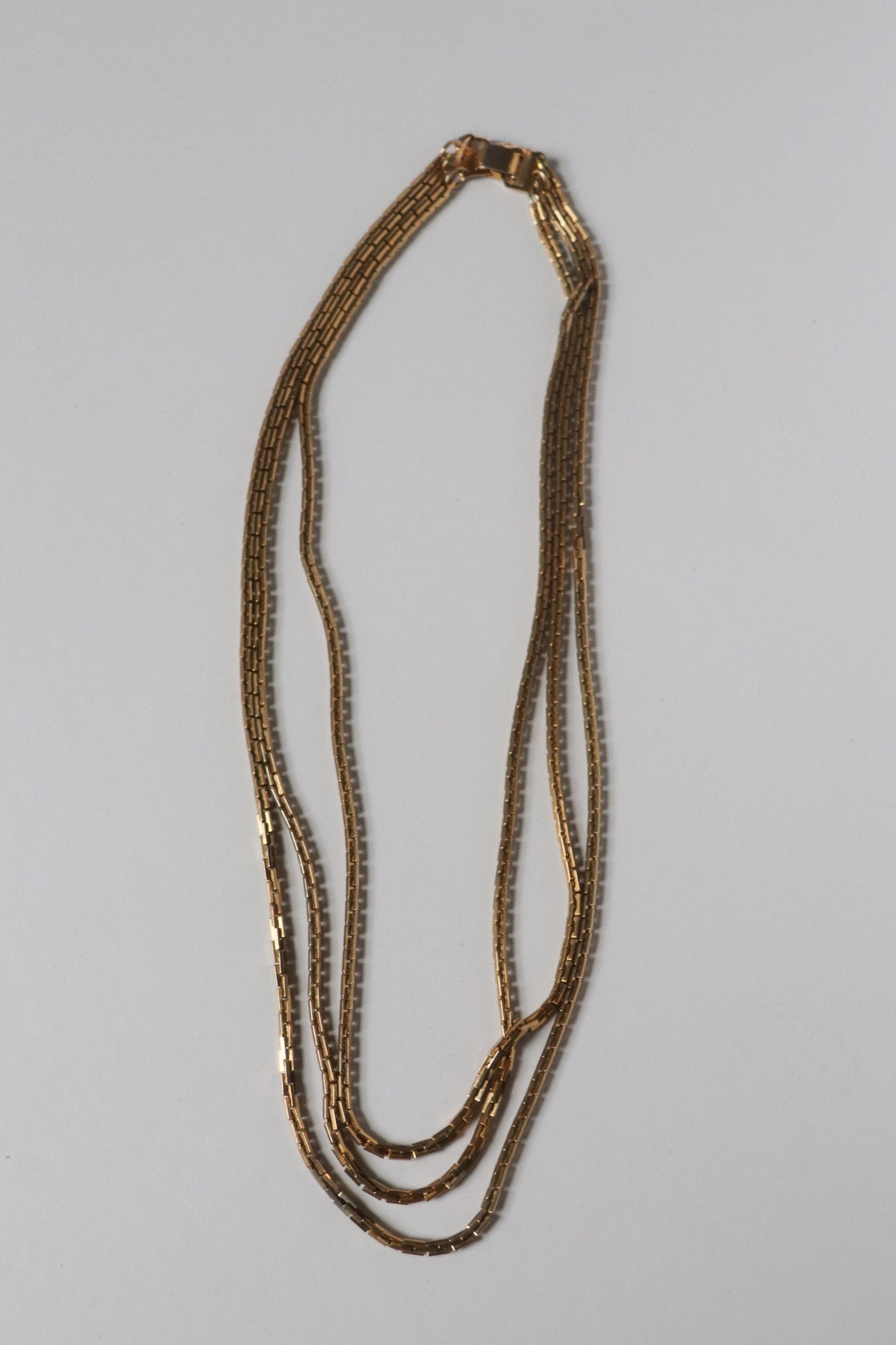 Vintage Triple Chain necklace