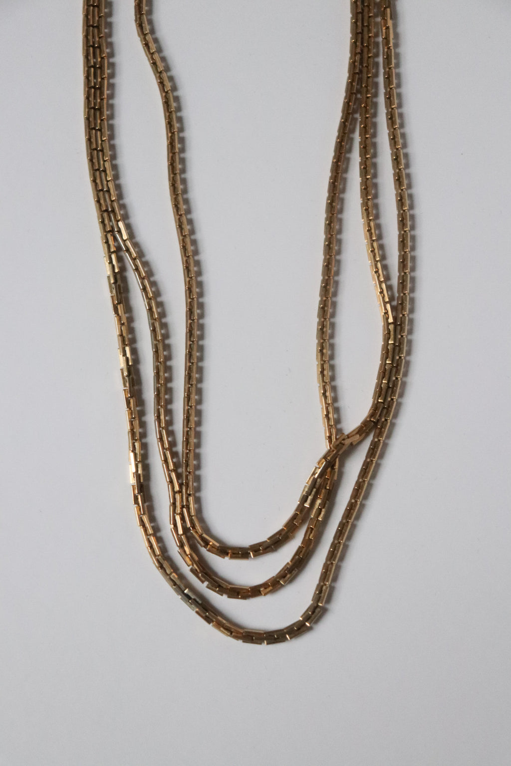 Vintage Triple Chain necklace