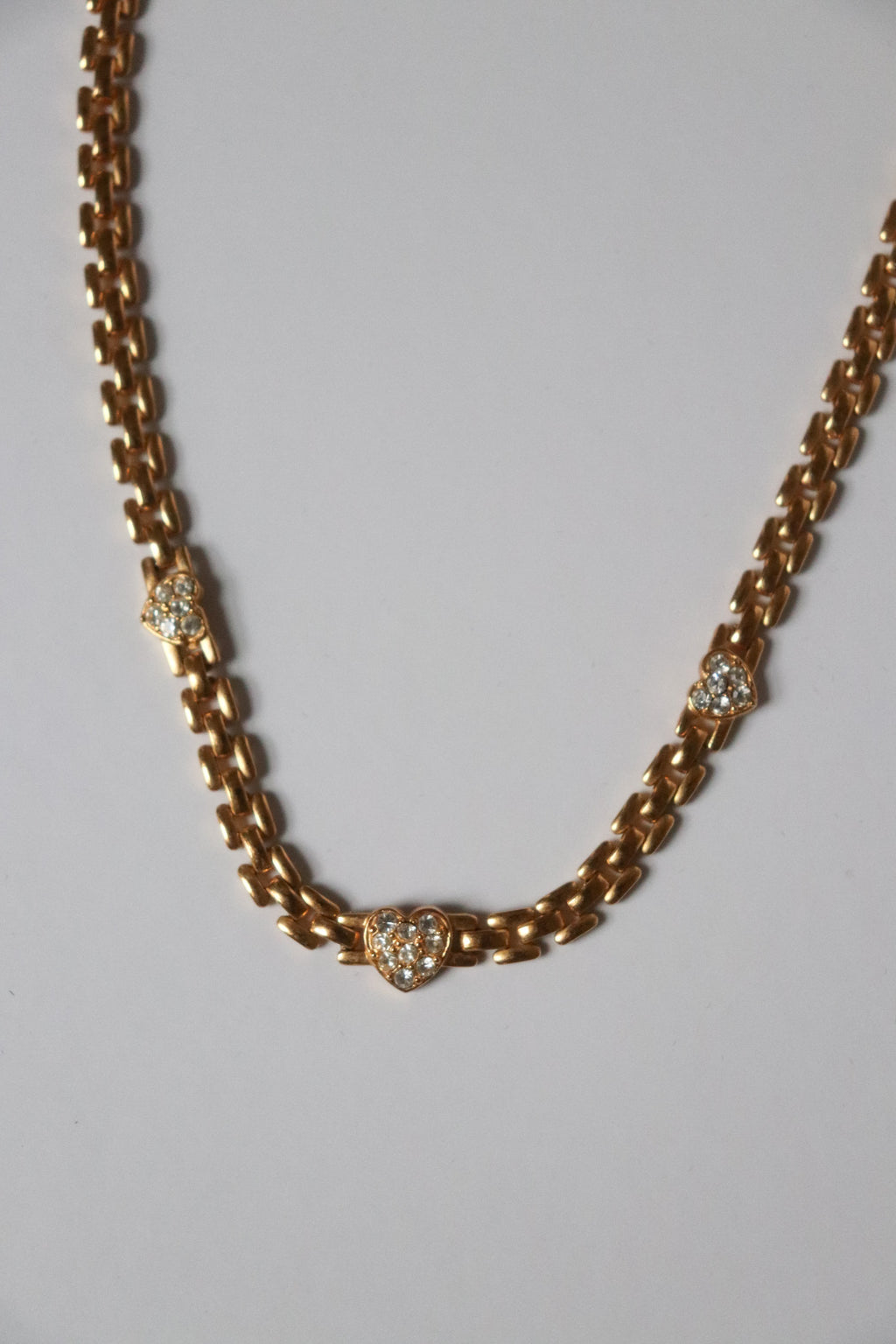 Vintage 3 Heart Necklace