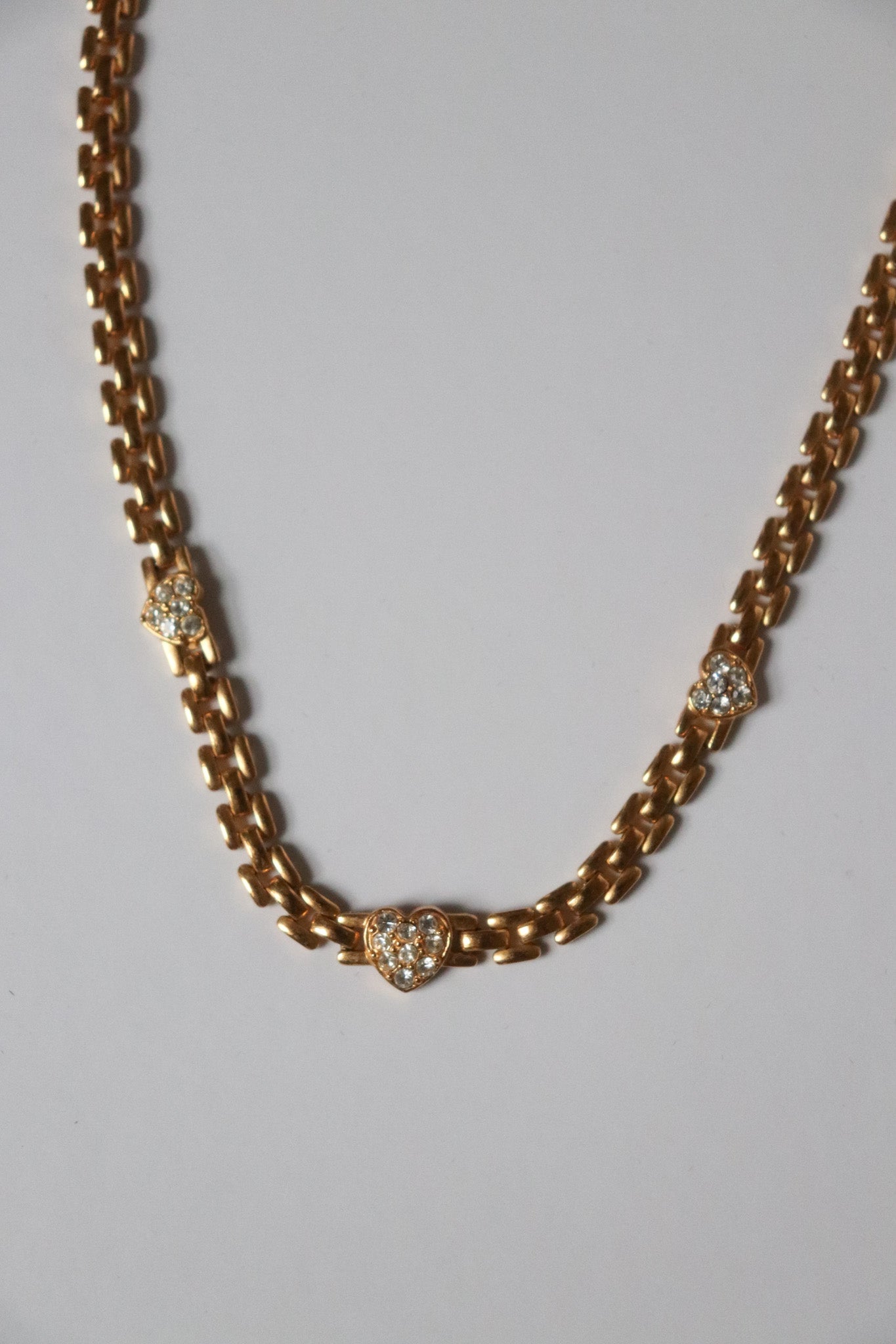 Vintage 3 Heart Necklace