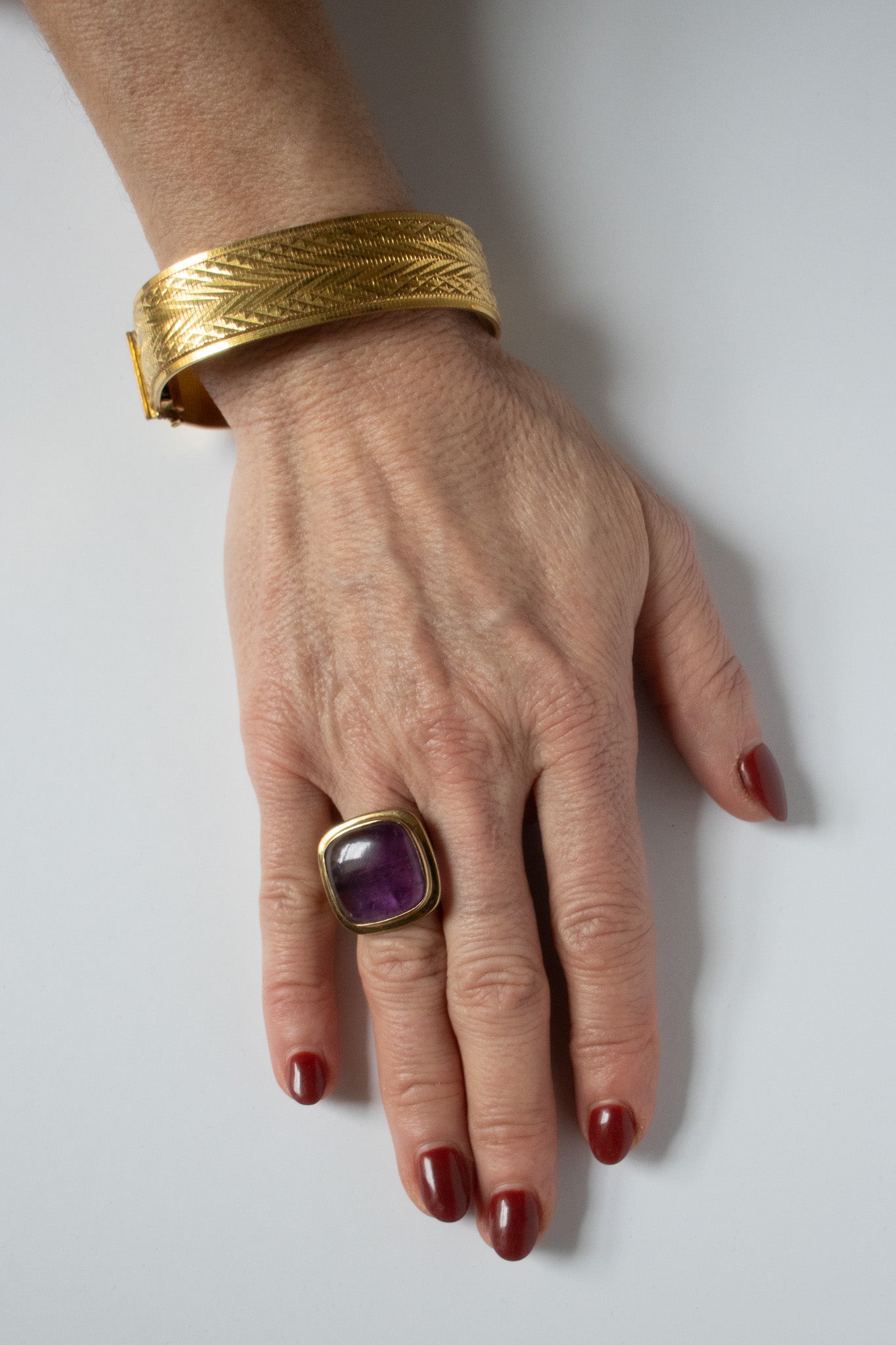 Vintage Brussels Etched Bracelet