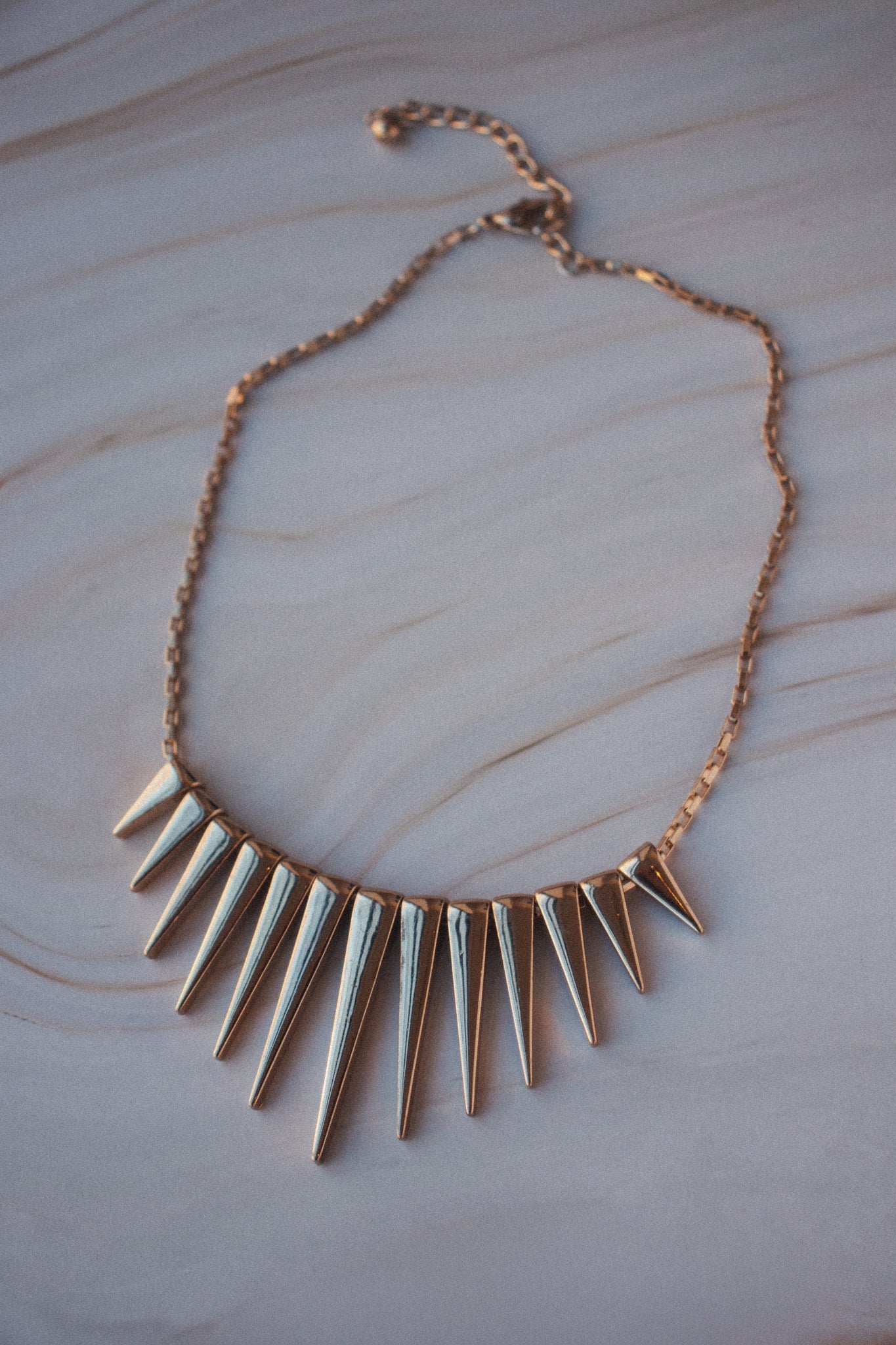 Vintage Spikes Necklace