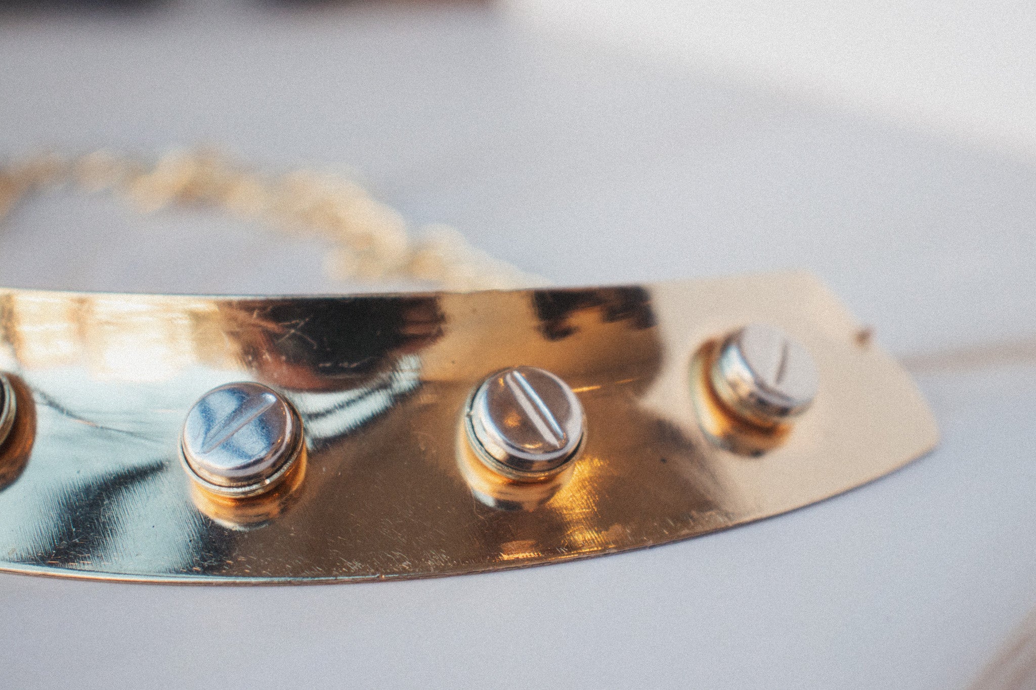 Vintage Bib with Screw Details