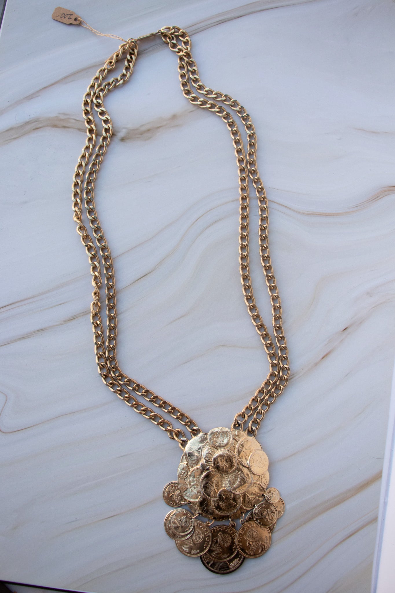 Vintage Large Coins Necklace