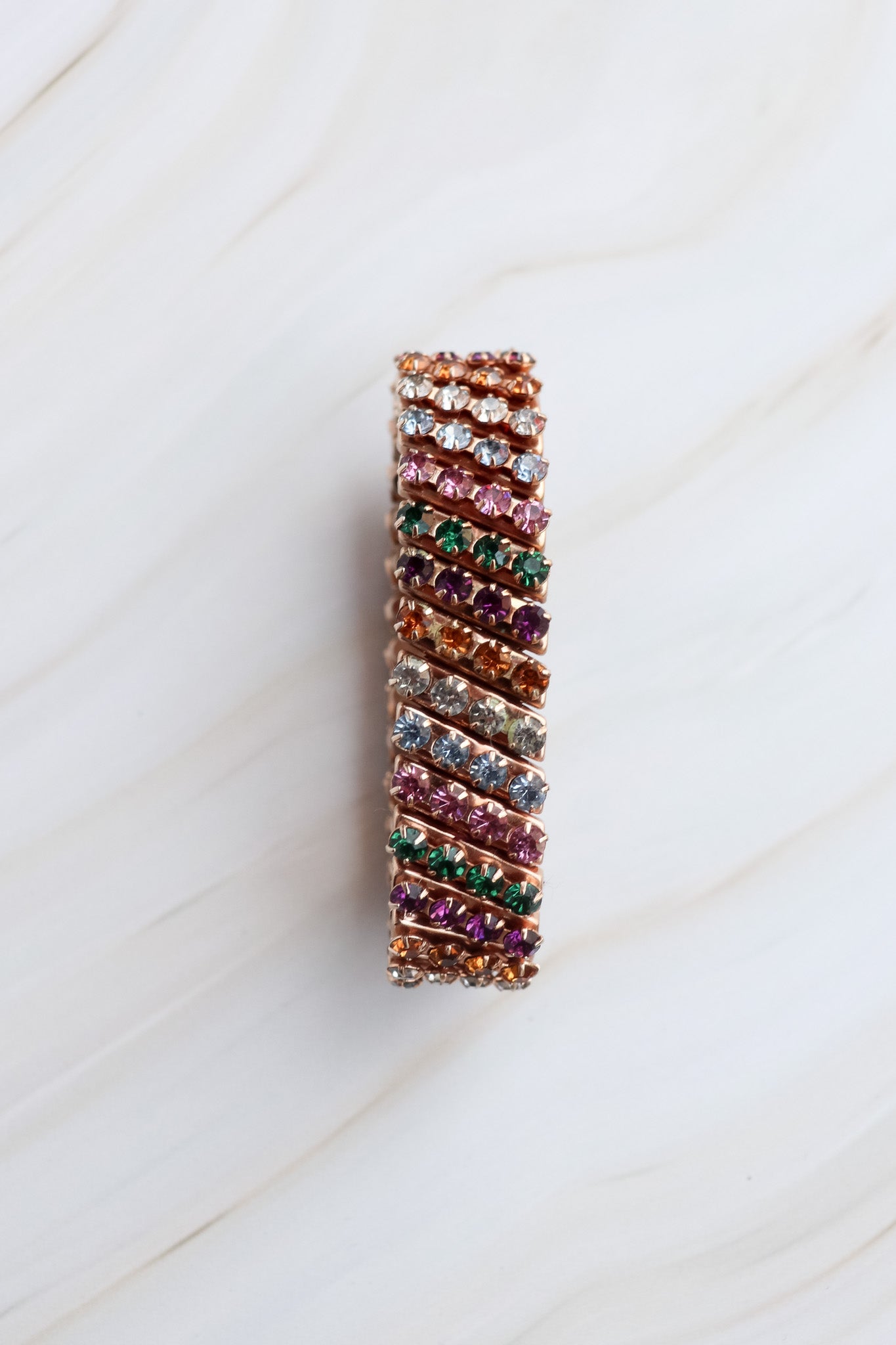 Vintage Multi-Colored Stretch Bracelet