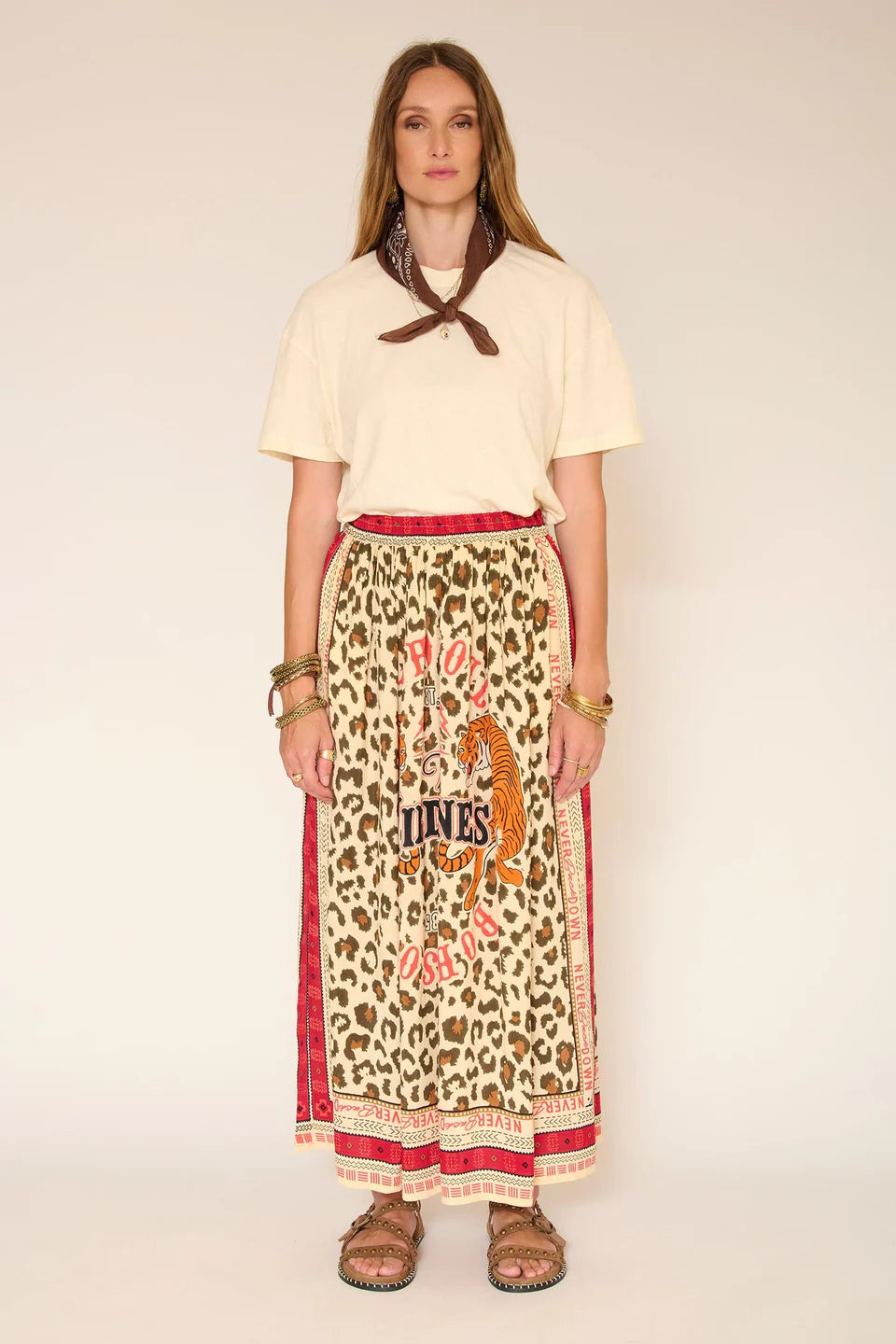 Jaquar Print Skirt
