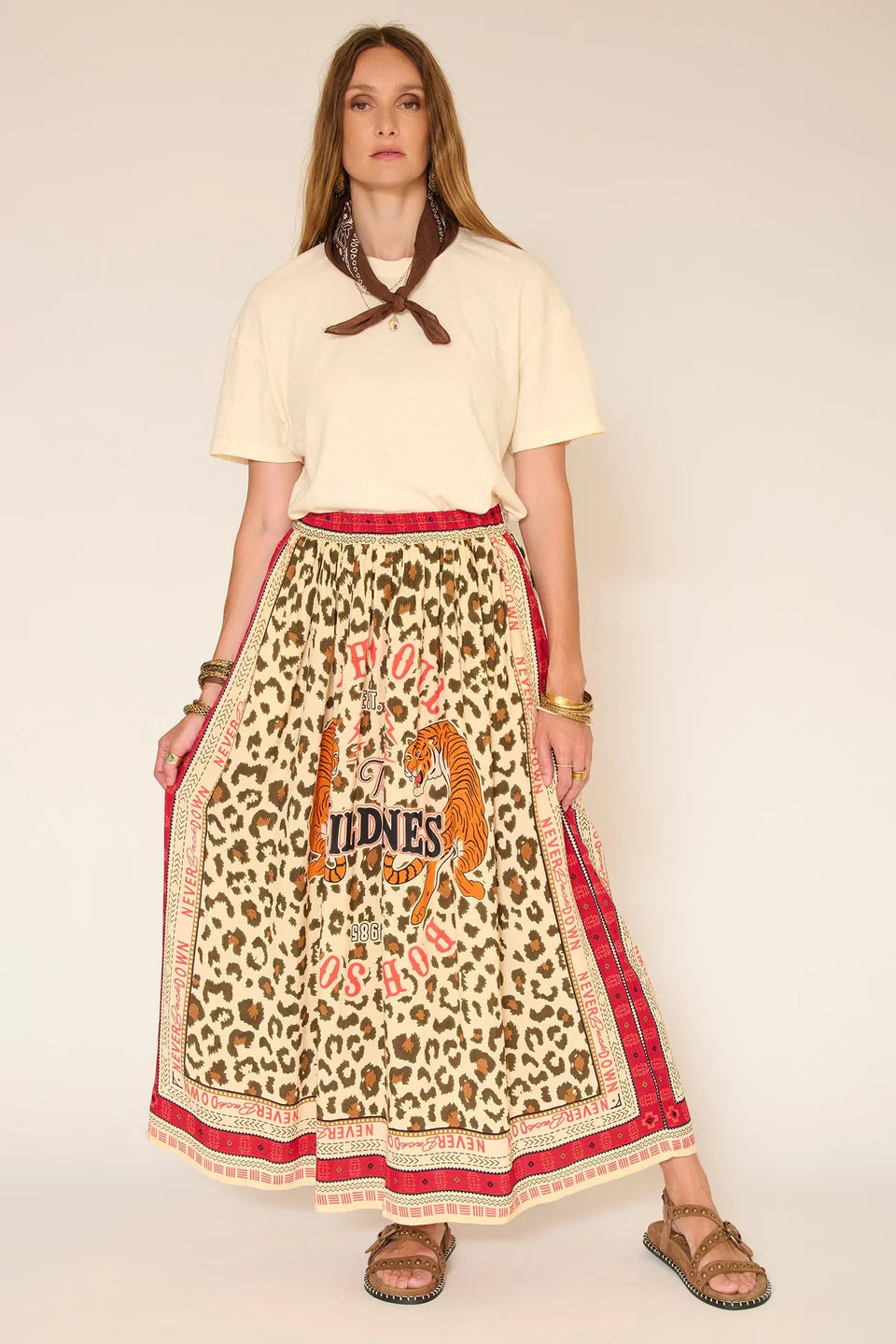 Jaquar Print Skirt