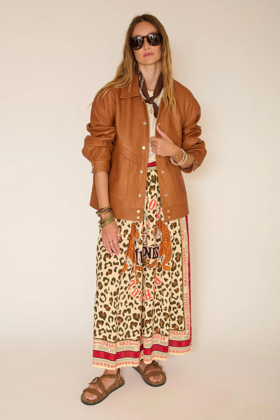 Jaquar Print Skirt