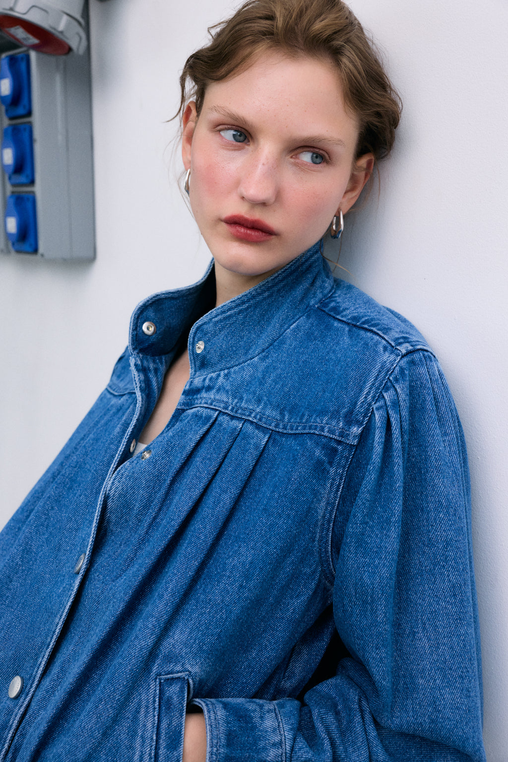 Denim Bomber Jacket
