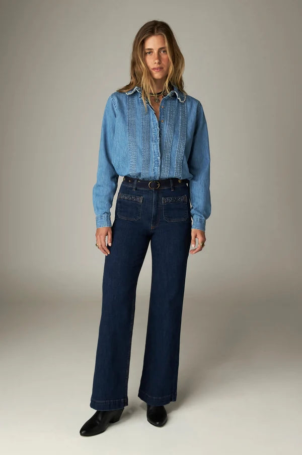 Wille Dark Denim Braided Pocket