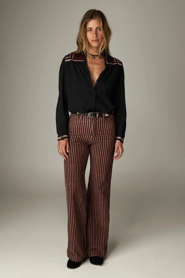 Cotton Stretch Retro Stripes