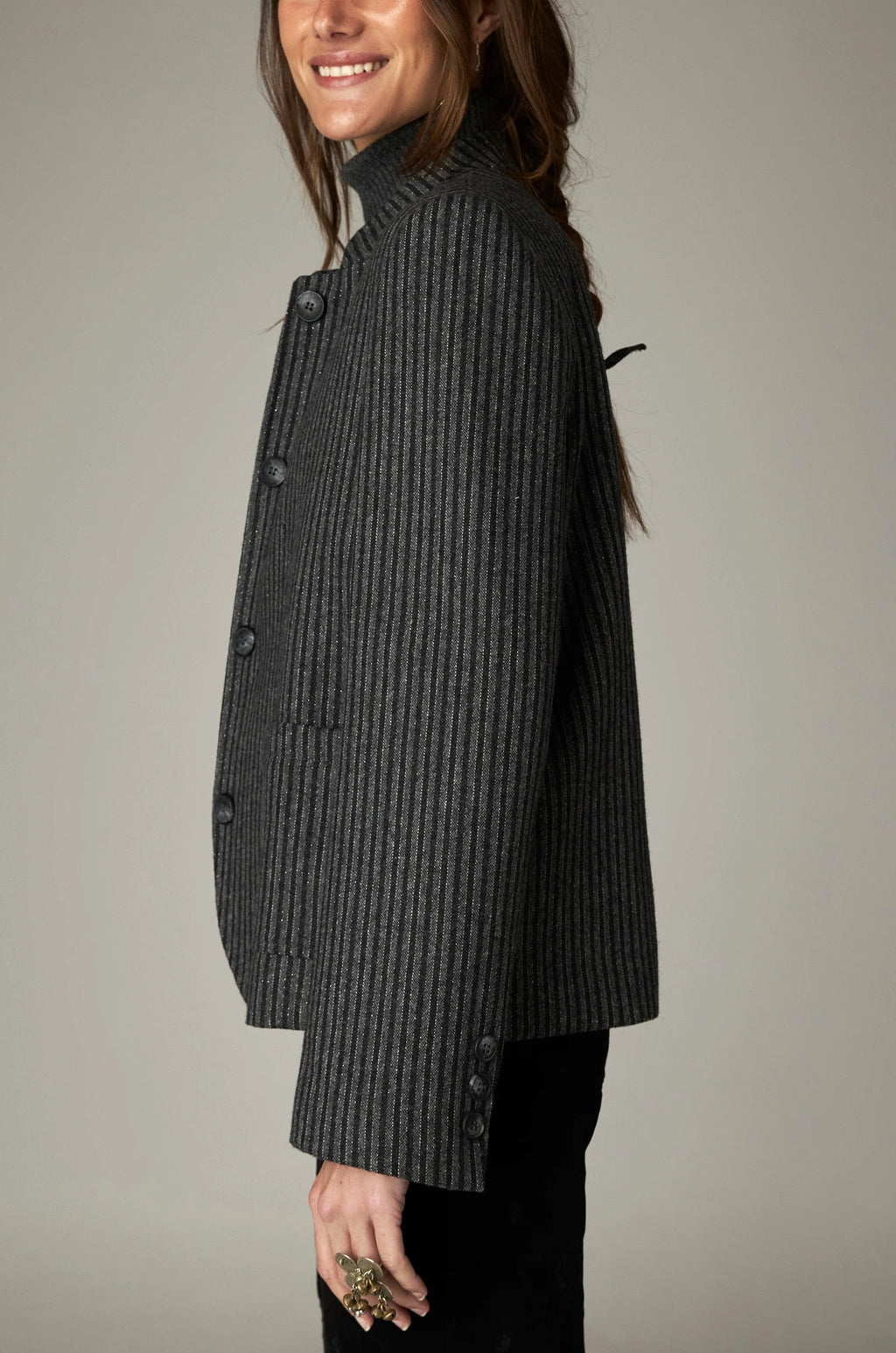 Striped Wool Jacket