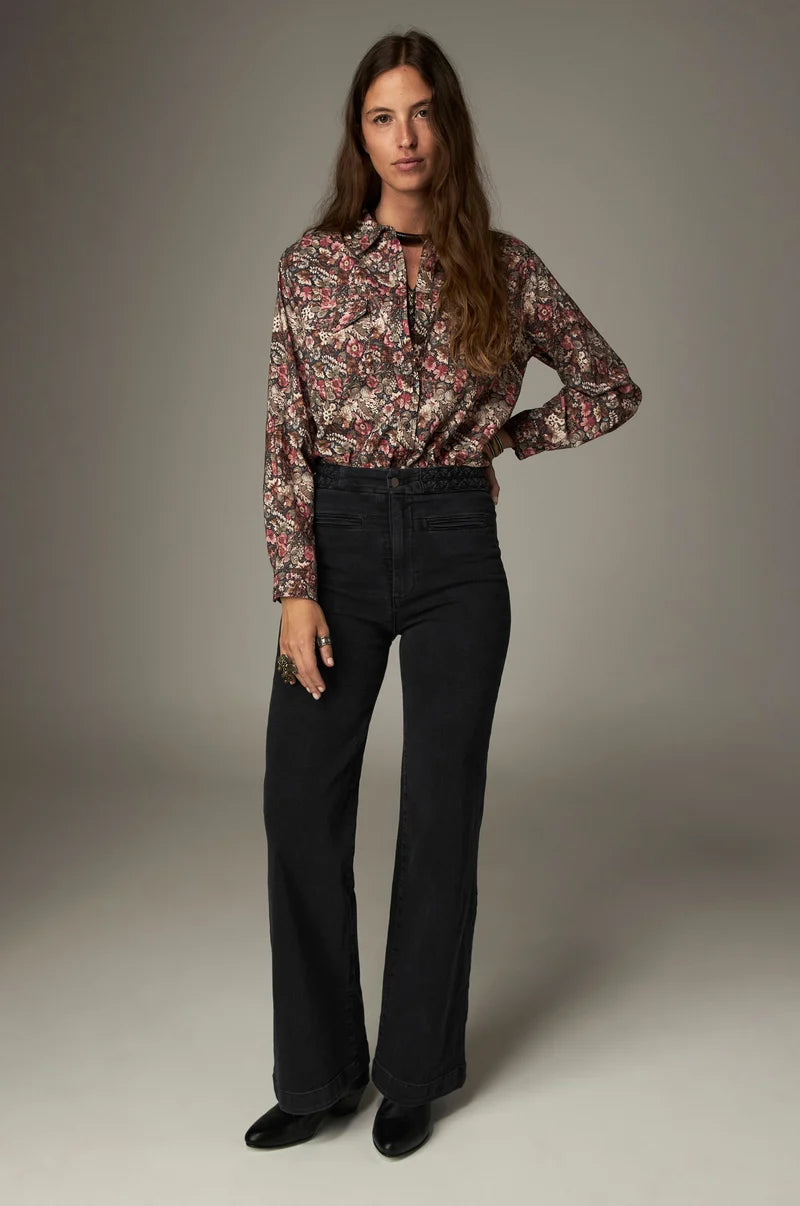 Bucolic Dante Shirt | Vintage Floral Button Down Top