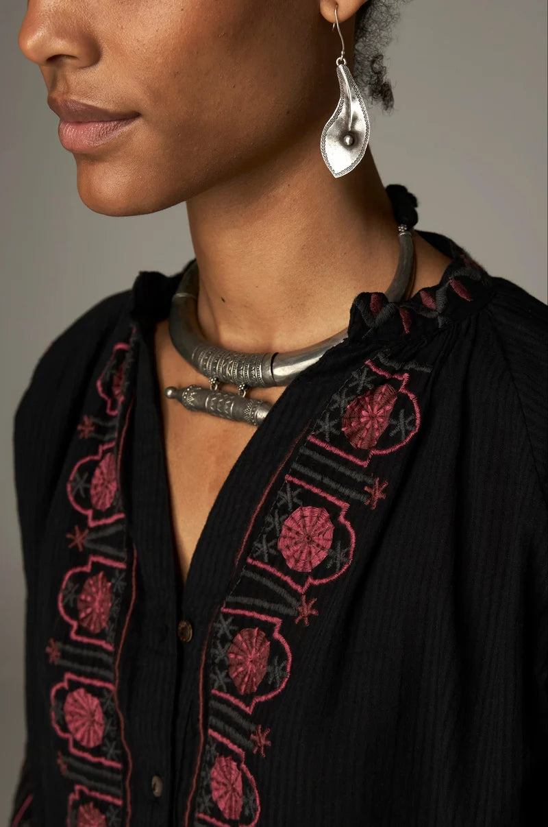 Davina Embroidered Blouse