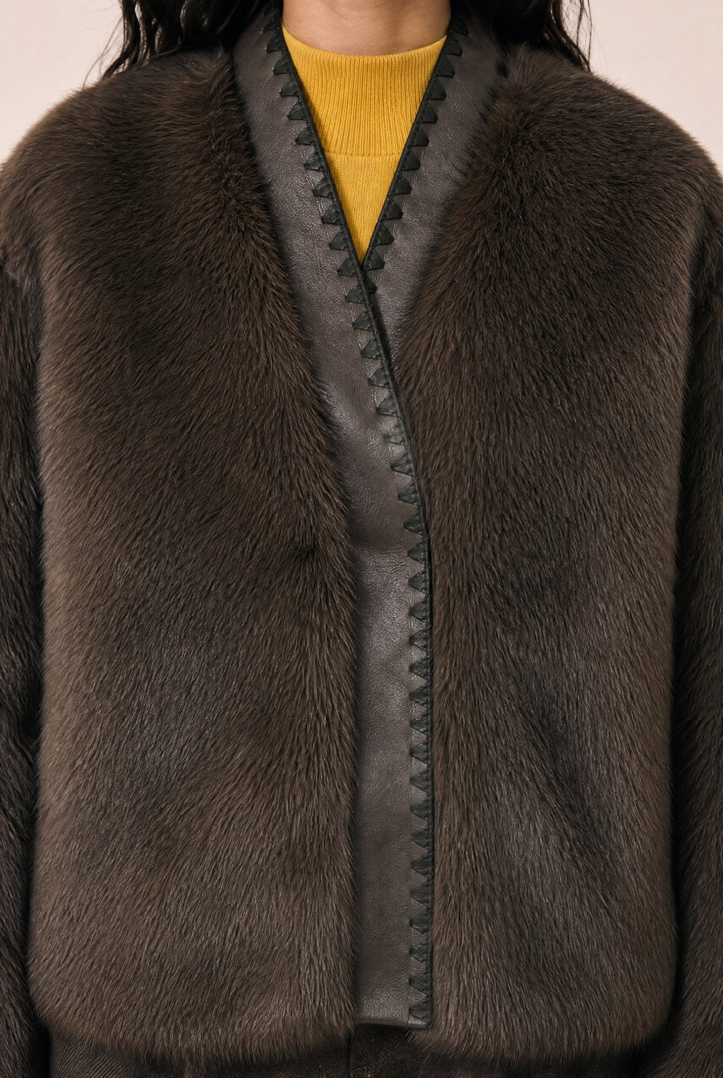 Vinih Brown Faux Fur