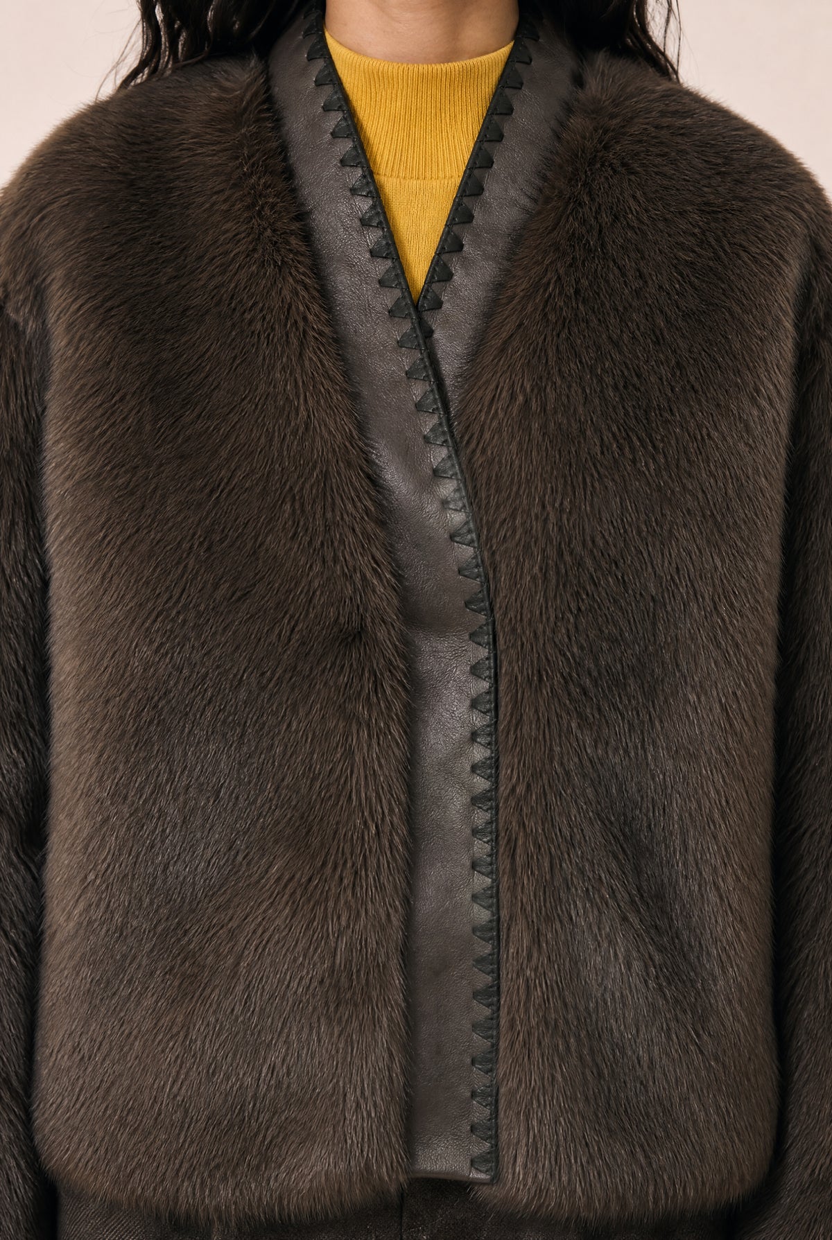 Vinih Brown Faux Fur