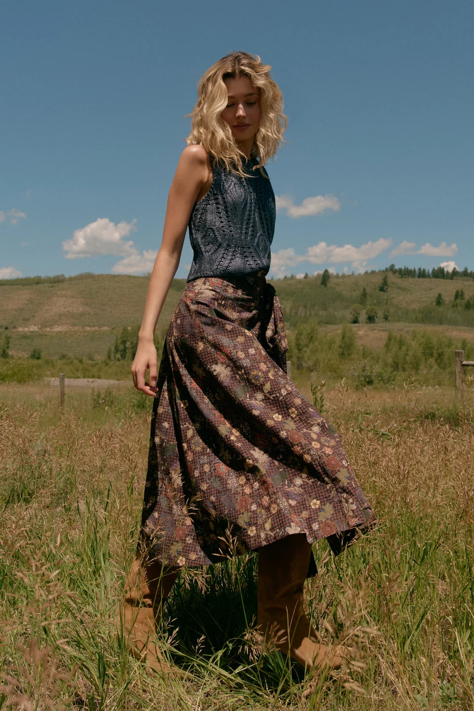 Estine Wrap Skirt