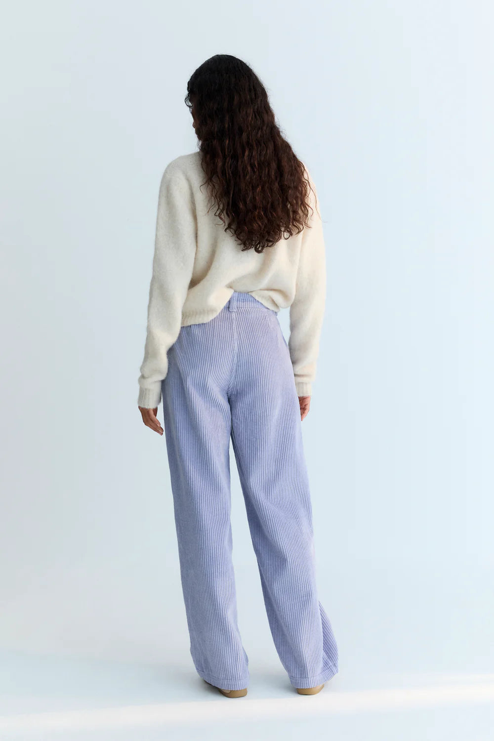 Nicol Lilac Cord Pant
