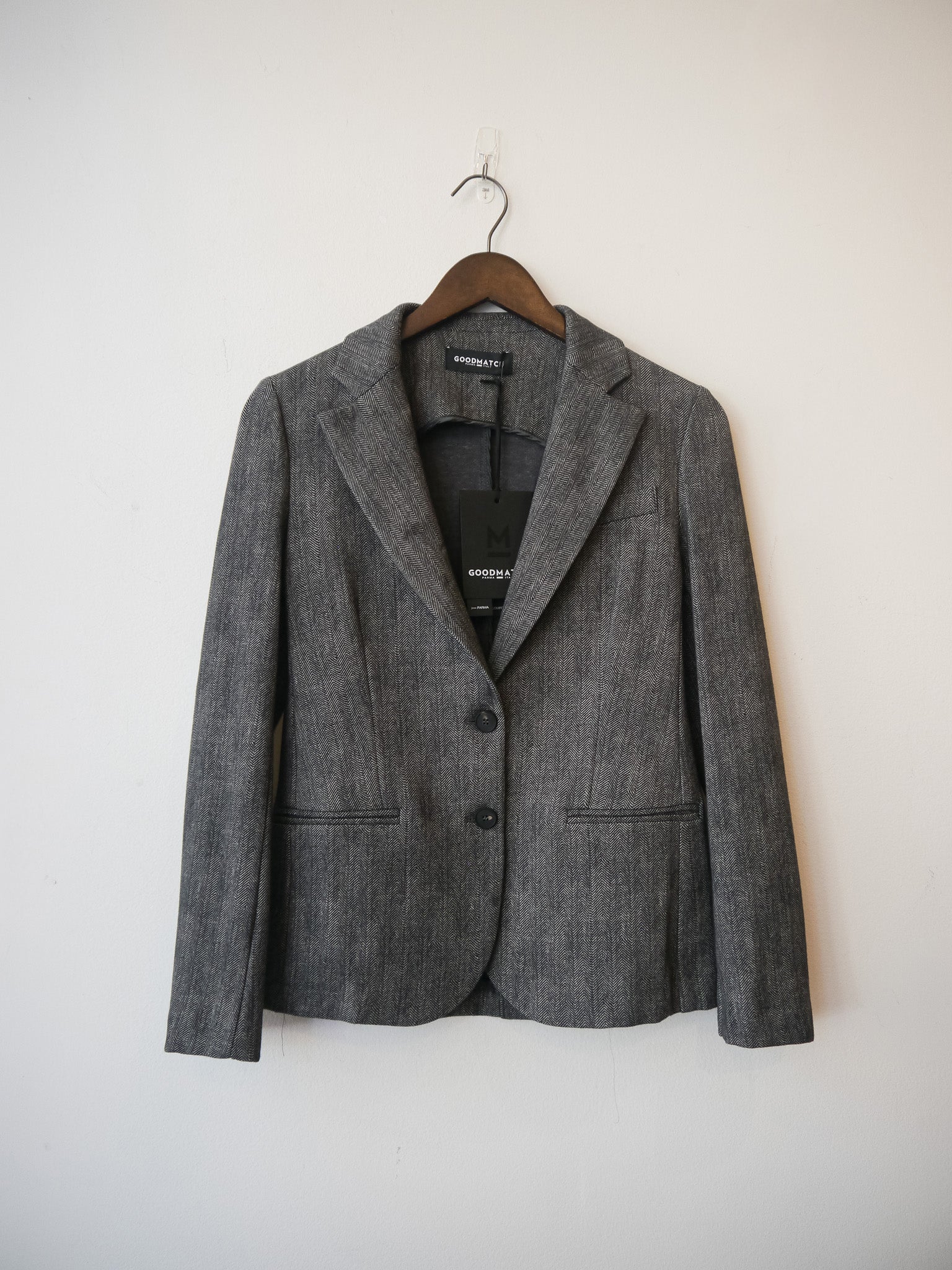 Grey Herringbone Jacket