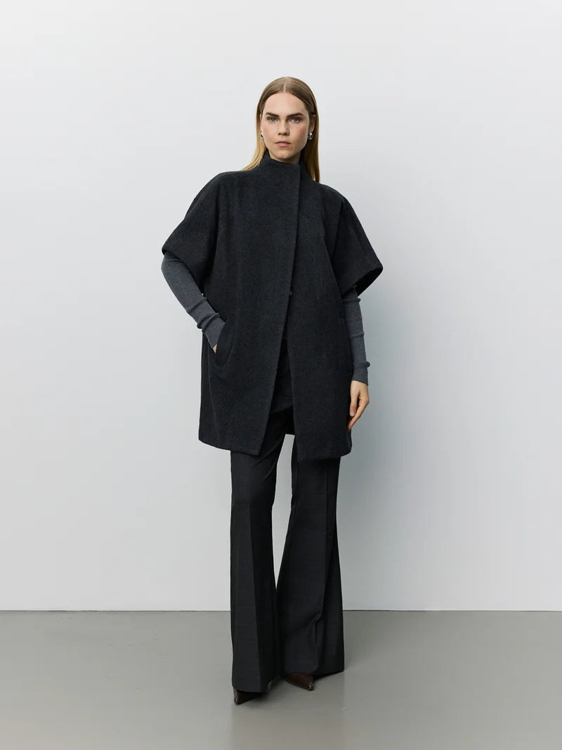 Cape 3/4 Sleeve Coat