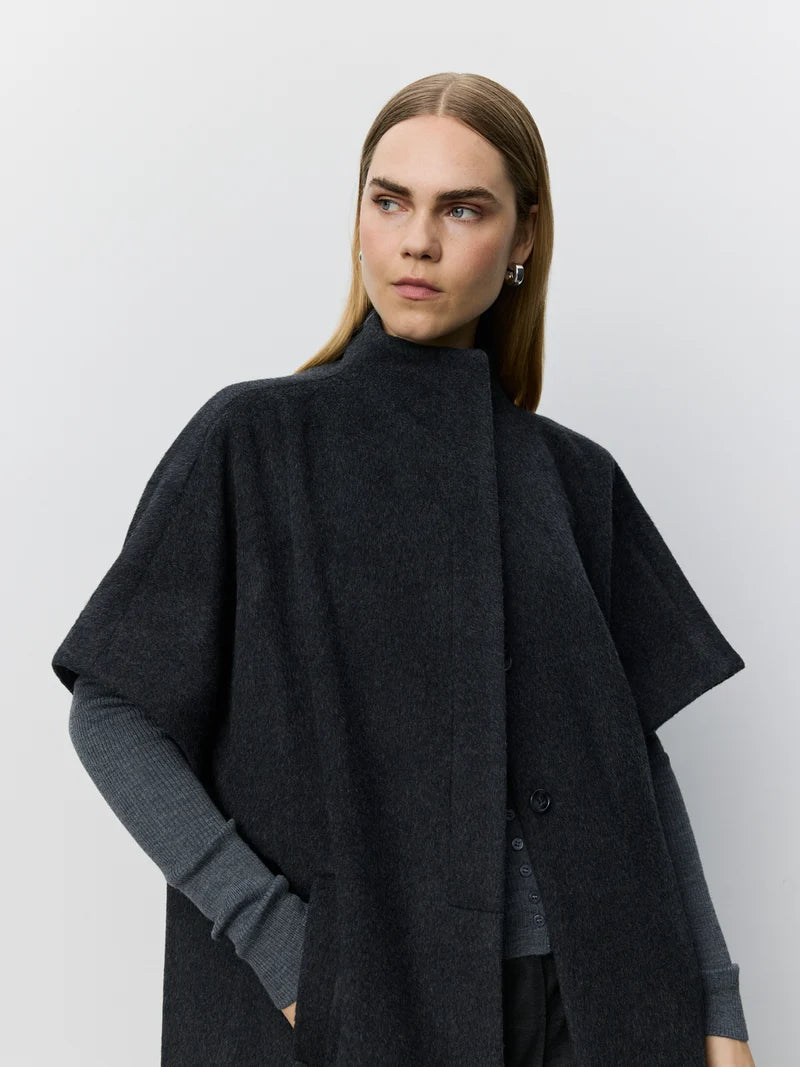 Cape 3/4 Sleeve Coat