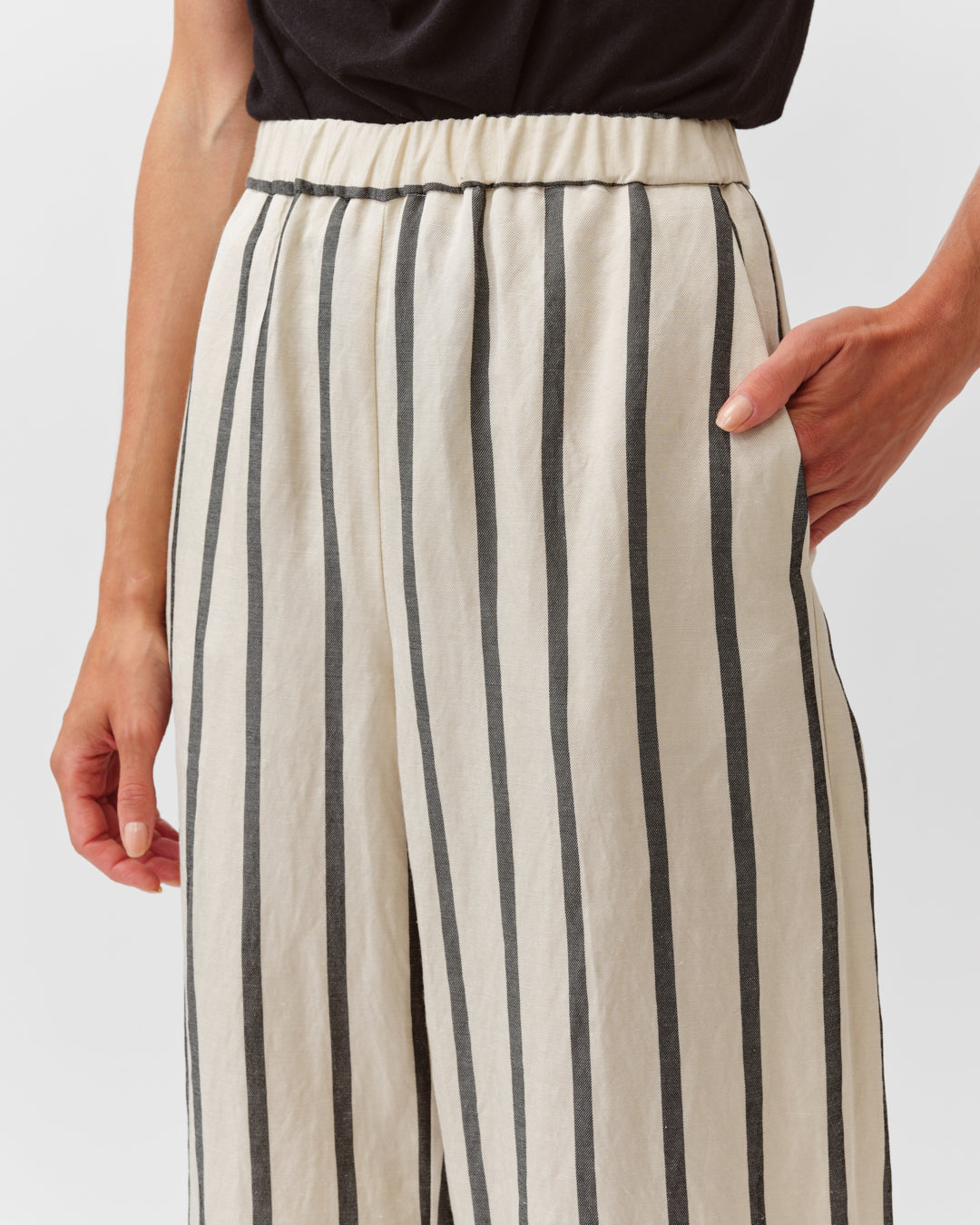 Striped Cotton Trouser Pant